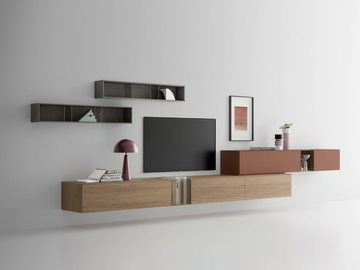 LIQUID - Metal wall cabinet by Santalucia Mobili - view 3